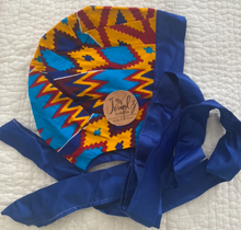Load image into Gallery viewer, African Print Bonnets and Head Wrap!