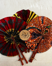 Load image into Gallery viewer, African Print Fans