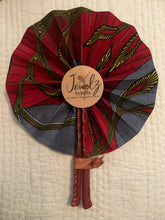 Load image into Gallery viewer, African Print Fans