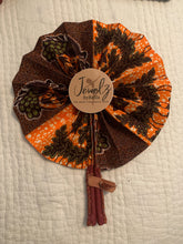 Load image into Gallery viewer, African Print Fans