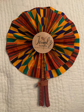 Load image into Gallery viewer, African Print Fans