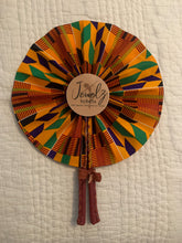Load image into Gallery viewer, African Print Fans