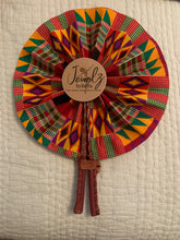 Load image into Gallery viewer, African Print Fans