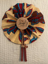 Load image into Gallery viewer, African Print Fans