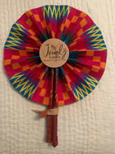Load image into Gallery viewer, African Print Fans