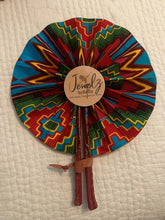 Load image into Gallery viewer, African Print Fans
