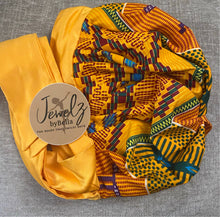 Load image into Gallery viewer, African Print Bonnets and Head Wrap!
