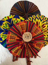 Load image into Gallery viewer, African Print Fans
