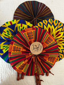 African Print Fans