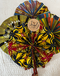 African Print Fans