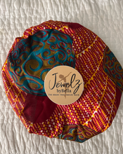Load image into Gallery viewer, African Print Bonnets and Head Wrap!
