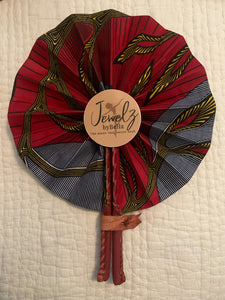 African Print Fans